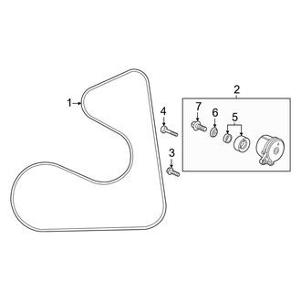 Honda OE - Cooling - Belts & Pulleys (Hatchback)