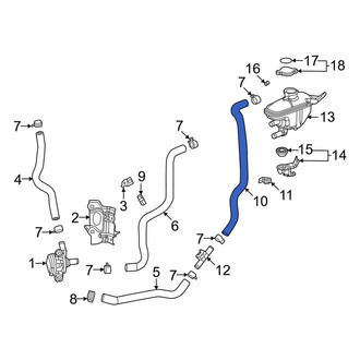 Honda OE - Drive Motor Inverter Coolant Line