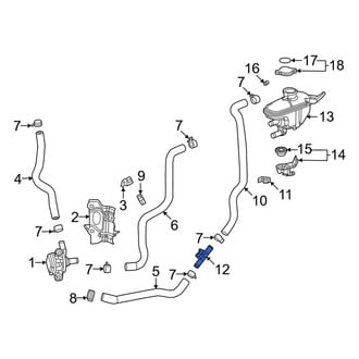 Honda OE - Drive Motor Inverter Coolant Line Adapter