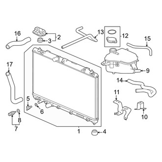 Honda OE - Cooling - Radiator & Components
