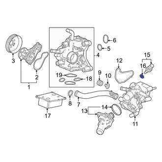 Honda OE - Engine Coolant Temperature Sensor O-Ring