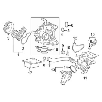 Honda OE - Cooling - Water Pump