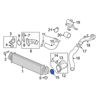Honda OE - Intercooler Pipe Gasket