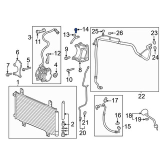 Honda OE - Engine Cradle Bolt
