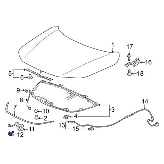 Honda OE - Lower ABS Modulator Bolt