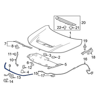 Honda OE - Hood Seal