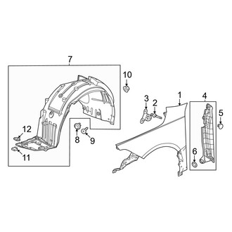 Honda OE - Fender & Components (Type R)