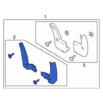 Honda OE - Front Mud Flap