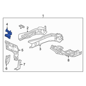 Honda OE - Left Frame Side Member Bracket