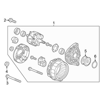 Honda OE - Electrical - Alternator (Hatchback Turbocharged)