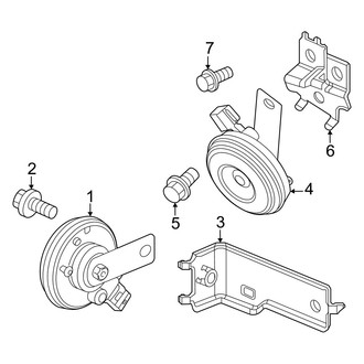 Honda OE - Electrical - Horn (Hatchback)