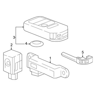 Honda OE - Electrical - Keyless Entry Components (Hatchback)