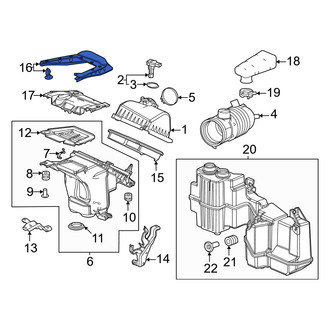 Honda OE - Front Engine Air Intake Hose