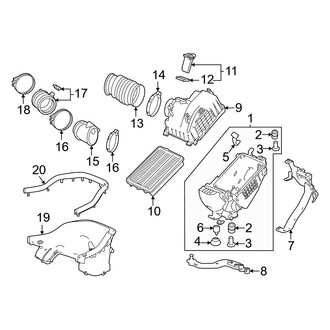 Honda OE - Engine / Transaxle - Air Intake (Type R)