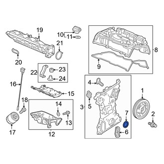 Honda OE - Front Engine Crankshaft Seal