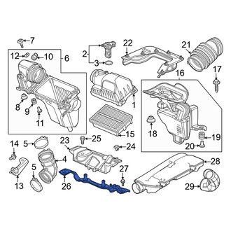 Honda OE - Engine Air Intake Resonator Bracket