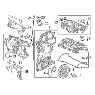 Honda OE - Engine / Transaxle - Engine Parts (Hybrid Sport / Hybrid Sport Touring)
