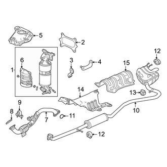 Honda OE - Exhaust System - Exhaust Components (Sport)