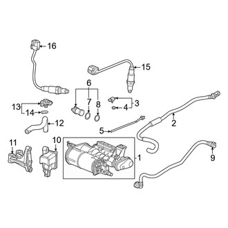 Honda OE - Emission System - Emission Components (Sport)