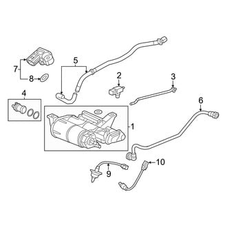 Honda OE - Emission System - Emission Components (Vapor Canister & Sensors), (Type R)