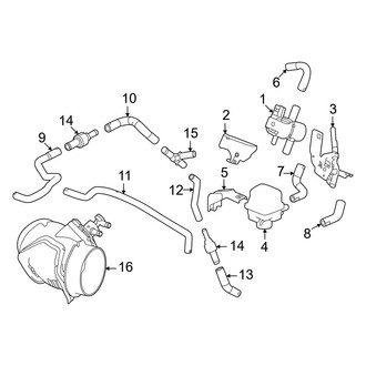 Honda OE - Emission System - Emission Components (Purge Control Valve), (Type R)