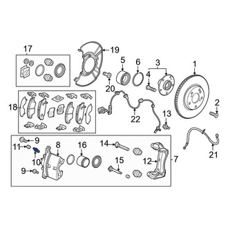 Honda OE - Front Brake Bleeder Screw