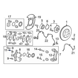 Honda OE - Front Brake Bleeder Screw Cap
