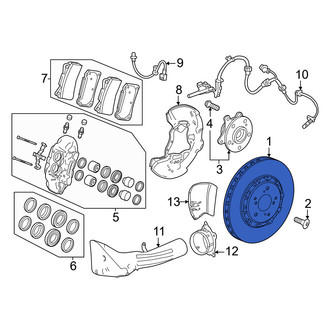 Honda OE - Front Disc Brake Rotor