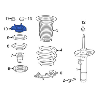 Honda OE - Front Suspension Strut Mount