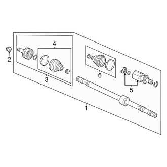 Honda OE - Front Suspension - Drive Axles (Sport)