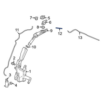 Honda OE - Rear Liftgate Washer Hose