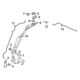 Honda OE - Windshield - Washer Components (Type R)