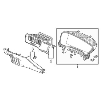 Honda OE - Instrument Panel Components (Driver Side), (Hatchback)