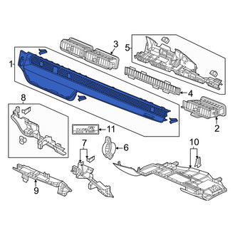 Honda OE - Right Instrument Panel Molding
