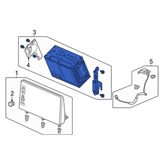 Honda OE - Radio Bracket