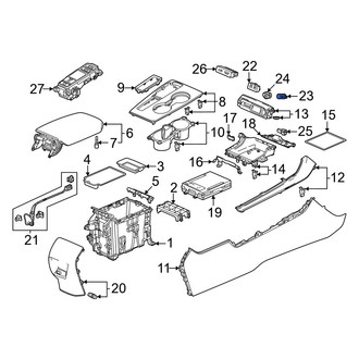 Honda OE - Rear 12 Volt Accessory Power Outlet