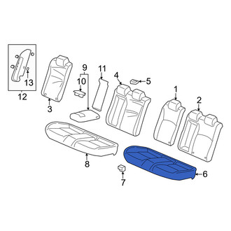 Honda OE - Rear Seat Cushion Foam