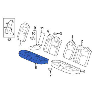 Honda OE - Rear Seat Cover