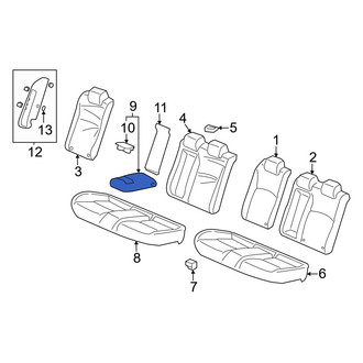 Honda OE - Rear Seat Cover