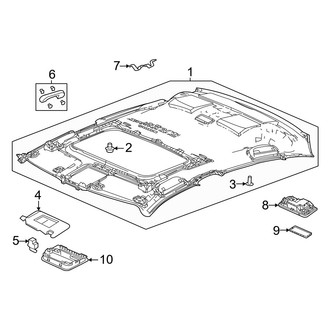 Honda OE - Roof - Interior Trim (With Sunroof)