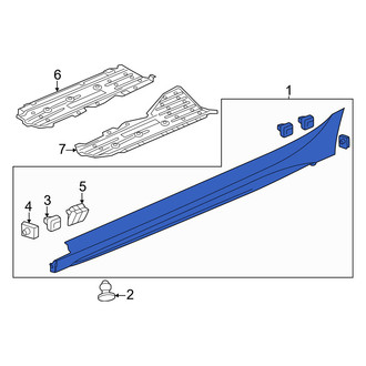 Honda OE - Left Rocker Panel Guard