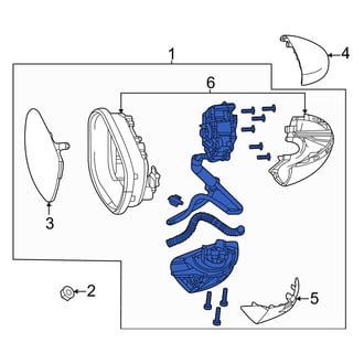 Honda OE - Front Left Door Mirror