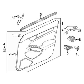 Honda OE - Front Door - Interior Trim (Hatchback)