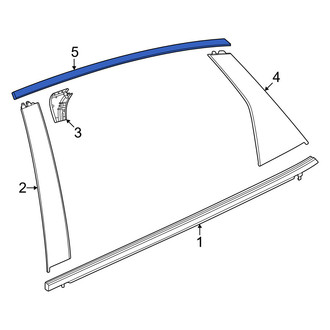 Honda OE - Front Left Door Reveal Molding