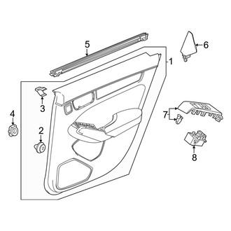 Honda OE - Rear Door - Interior Trim (Hatchback)