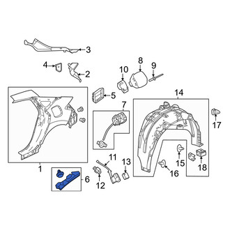 Honda OE - Rear Left Quarter Panel Filler Panel