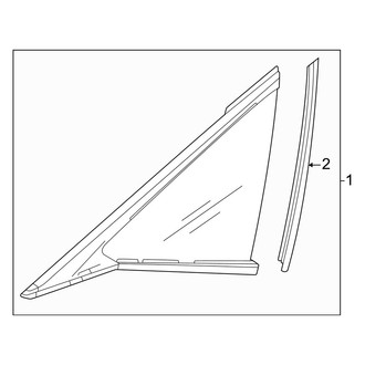 Honda OE - Quarter Panel - Glass