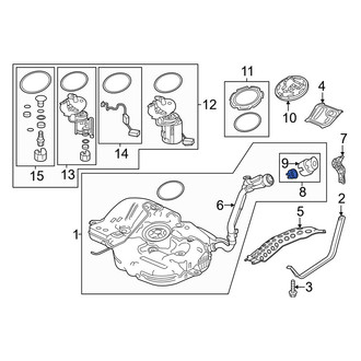 Honda OE - Fuel Filler Neck Adapter