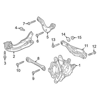 Honda OE - Rear Suspension - Suspension Components (Hybrid Sport / Hybrid Sport Touring / Sport Sedan)