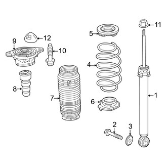 Honda OE - Rear Suspension - Shocks & Components